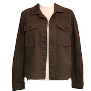 Anthropologie Sanctuary Green Moss Utility Jacket